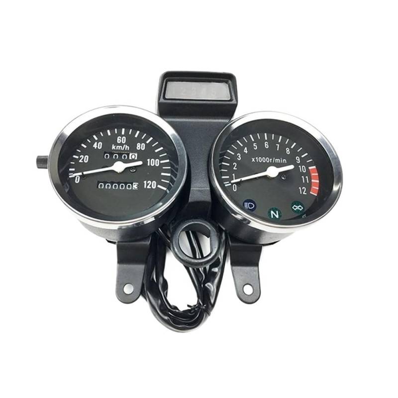 MALIYAE Armaturenbrett Display Tachometer Instrument Montage Drehzahlmesser Kilometerzähler Geschwindigkeit Meter Gauge Instrument Für GN125 150 von MALIYAE