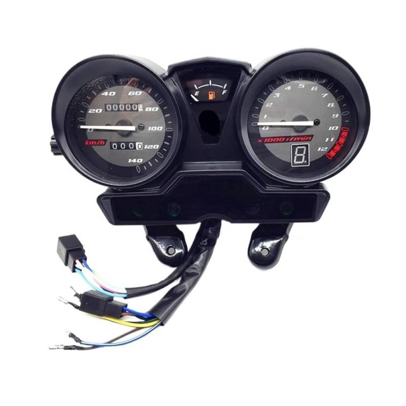 MALIYAE Armaturenbrett Display Tachometer Motorrad Meter Gauge Moto Tach Instrument Uhr Kein Getriebe Monitor Für YBR125 Für JYM125 Für YBR125K(Y+BR125) von MALIYAE