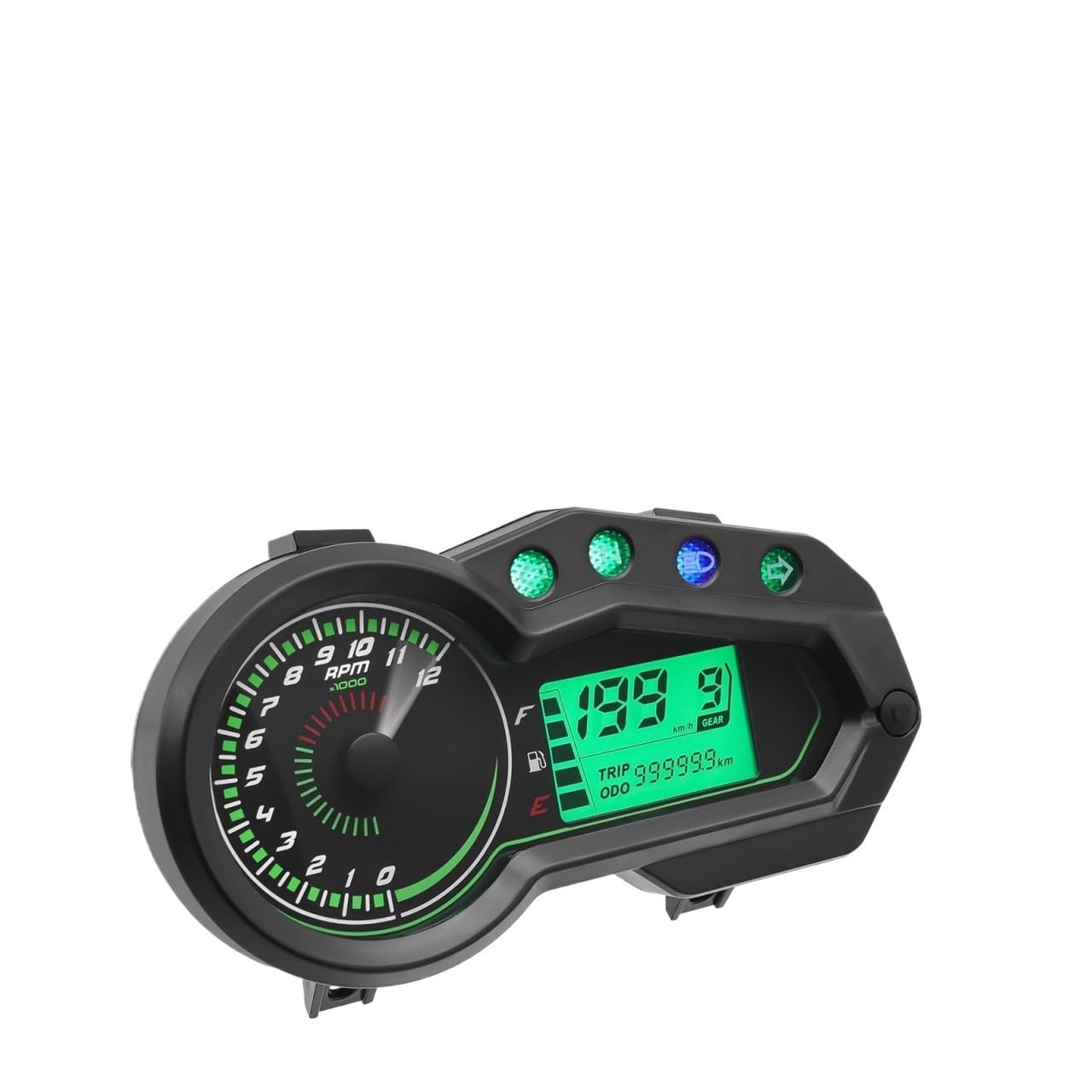 MALIYAE Armaturenbrett Display Universal Motorrad Instrument RPM Geschwindigkeit Display Öl Gauge 140000 Tachometer Tach Dashboard Für Italika Für 150z Für 150sz Für 170z(Color2) von MALIYAE