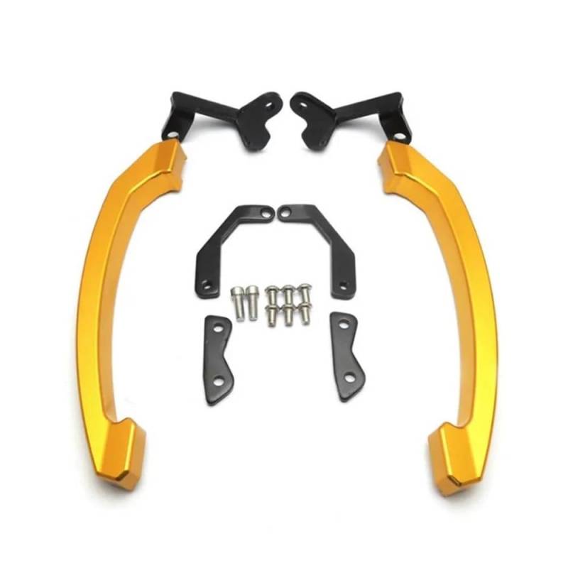 MALIYAE Für MT07 Für FZ07 2013-2017 Motorrad Rücksitz Passagier Sozius Griff Haltegriffe Armlehne Haltegriff(Color3) von MALIYAE