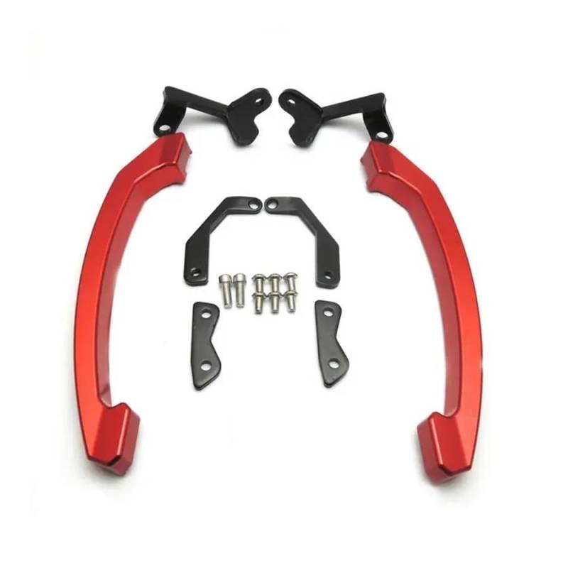 MALIYAE Für MT07 Für FZ07 2013-2017 Motorrad Rücksitz Passagier Sozius Griff Haltegriffe Armlehne Haltegriff(Color5) von MALIYAE