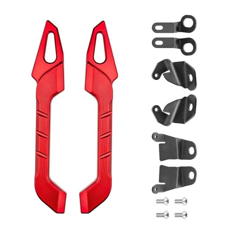 MALIYAE Für XMAX300 Für Xmax 300 Für X-MAX300 2017-2024 Motorrad Beifahrer-Hintergriff Sitzgriff Haltegriff Schiene Armlehne Haltegriff(Color4) von MALIYAE