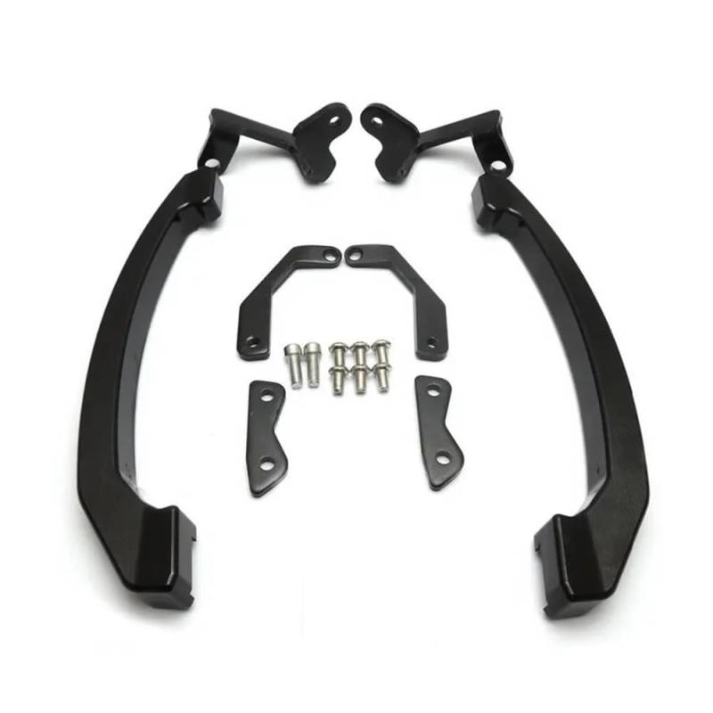 MALIYAE Motorrad Rücksitz Passagier Sozius Griff Haltegriffe Armlehne Für MT07 Für FZ07 2013-2017 Haltegriff(Color1) von MALIYAE