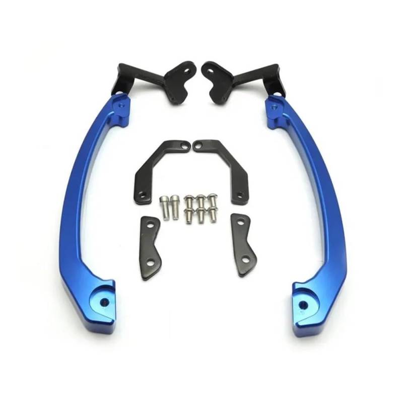 MALIYAE Motorrad Rücksitz Passagier Sozius Griff Haltegriffe Armlehne Für MT07 Für FZ07 2013-2017 Haltegriff(Color2) von MALIYAE