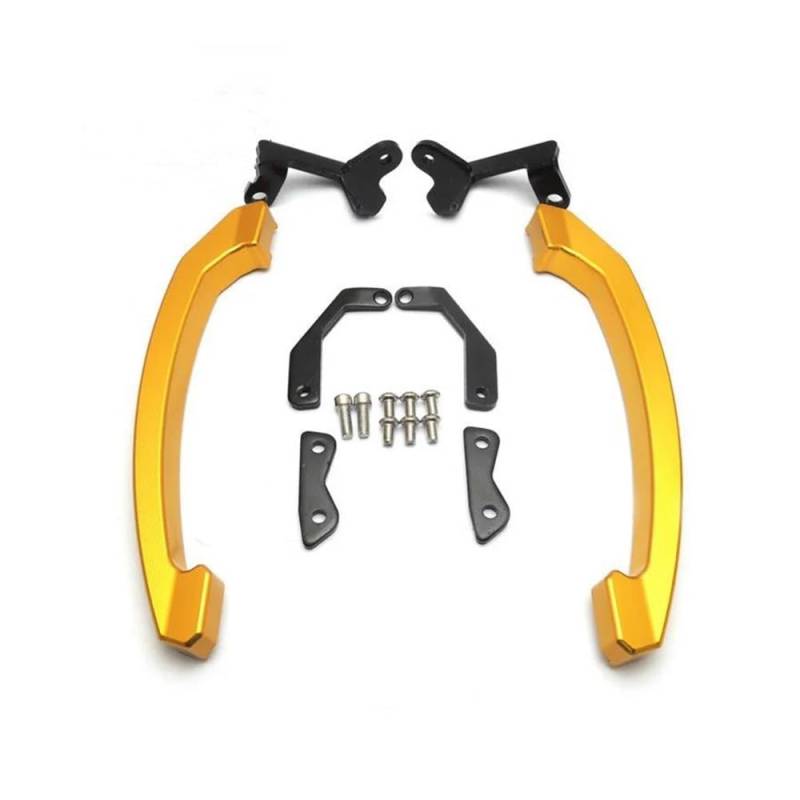 MALIYAE Motorrad Rücksitz Passagier Sozius Griff Haltegriffe Armlehne Für MT07 Für FZ07 2013-2017 Haltegriff(Color4) von MALIYAE