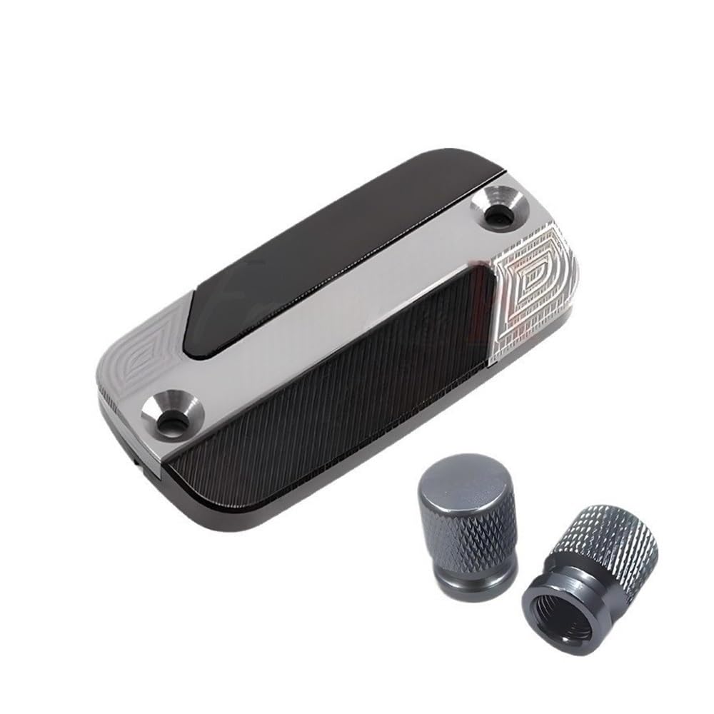 MALIYAE Reservoir Abdeckung Für CB 1300 Für CB1300 SF/SP 1997-1999-2023 Motorrad Vorrradbremse HauptZylinder Flüssigkeitsbehälterckel Ölckel(Titanium) von MALIYAE