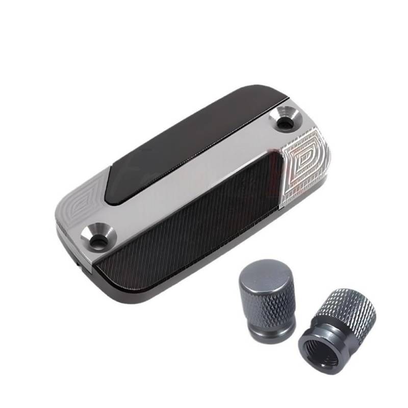 MALIYAE Reservoir Abdeckung Für CB 1300 Für CB1300 SF/SP 1997-1999-2023 Motorrad Vorrradbremse HauptZylinder Flüssigkeitsbehälterckel Ölckel(Titanium) von MALIYAE