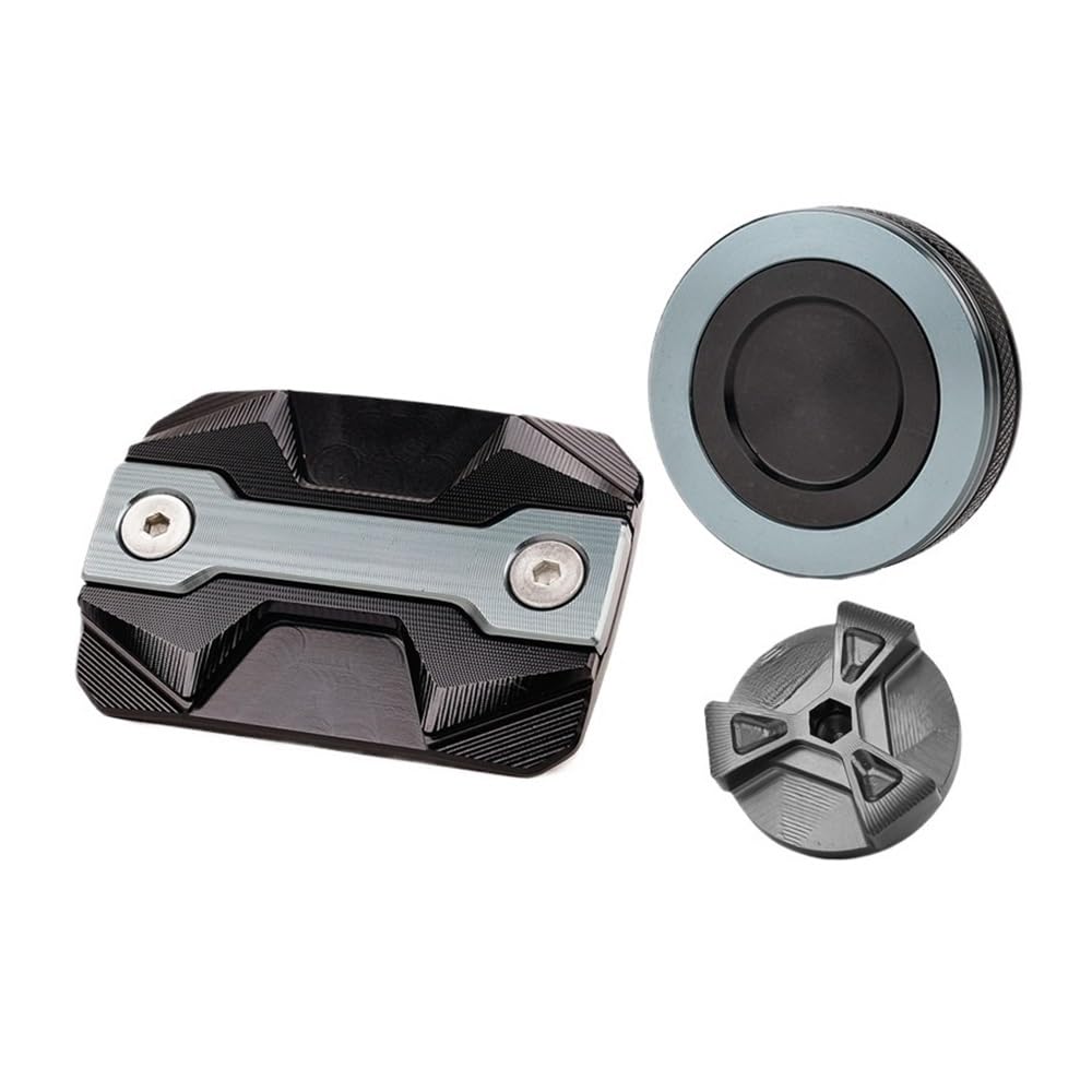 MALIYAE Reservoir Abdeckung Motorrad Vorne Hinten Brems Flüssigkeit Reservoir Kappe Motoröl Filter Für Moto Für Morini Für XCape Für X Cape 650 Für XCape650 2022 2023(Color- 3) von MALIYAE