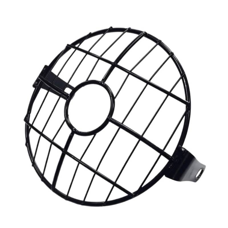 MALIYAE Scheinwerfer Protektor Für Chopper Für Cafe Racer 6,5 "-7" Motorrad Scheinwerfer Scheinwerfer Schutz Schutz Abdeckung Schutz Grill(Color-4) von MALIYAE