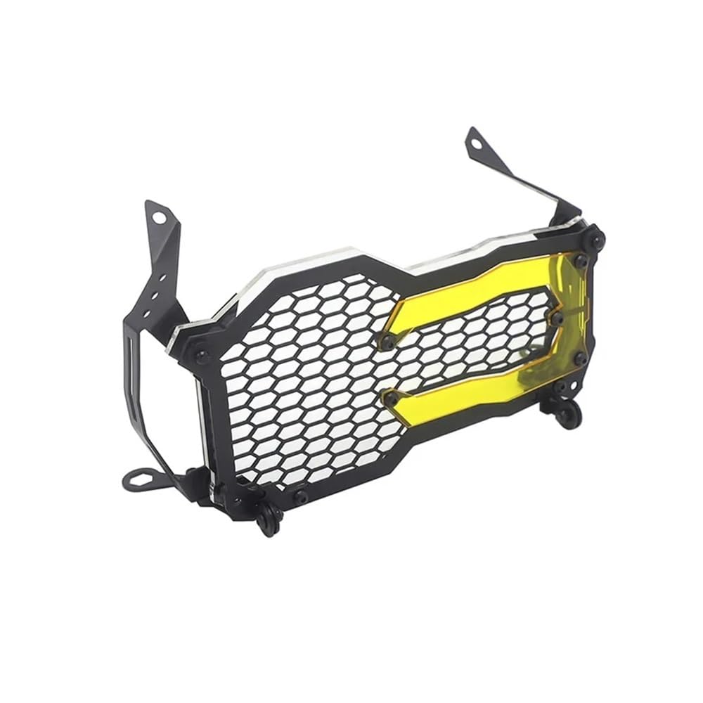 MALIYAE Scheinwerfer Protektor Für R 1200GS Für R1250GS LC Für Adventure Für R 1200 GS Für R1250 GS Motorrad Zubehör Scheinwerfer Kühlergrill Schutz Abdeckung Protector Kits(Yellow) von MALIYAE