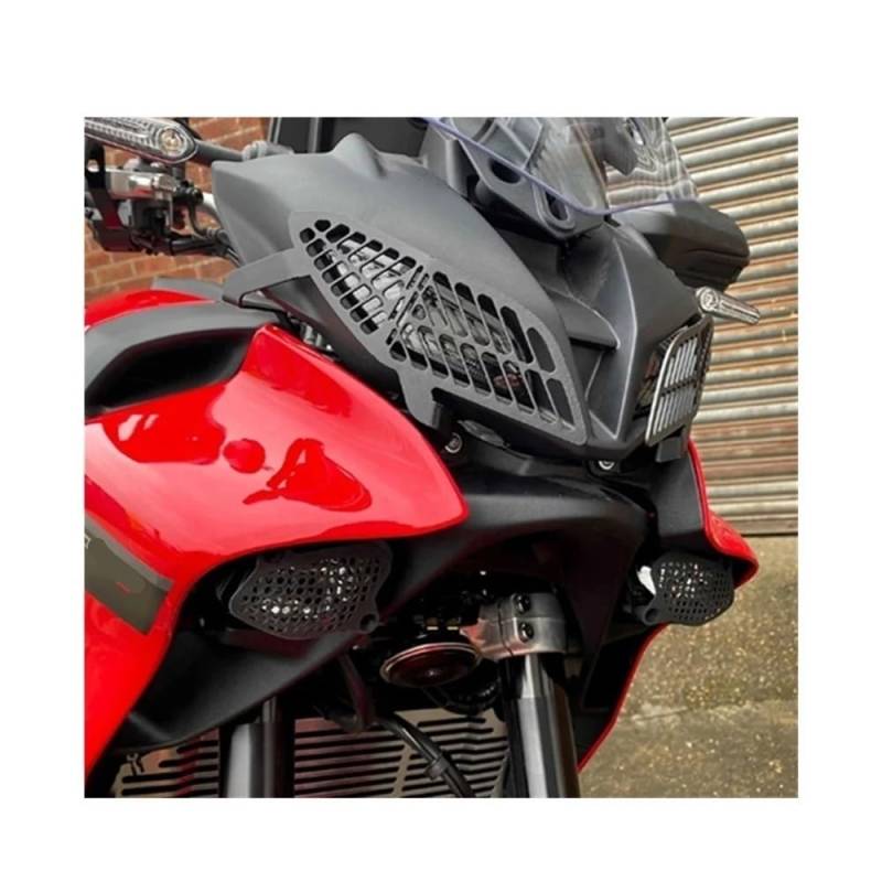 MALIYAE Scheinwerfer Protektor Für Tracer Für 9GT 2021-2024 Motorrad Scheinwerfer Schutzhülle Schützt Scheinwerfer Kühlergrill Abdeckung von MALIYAE