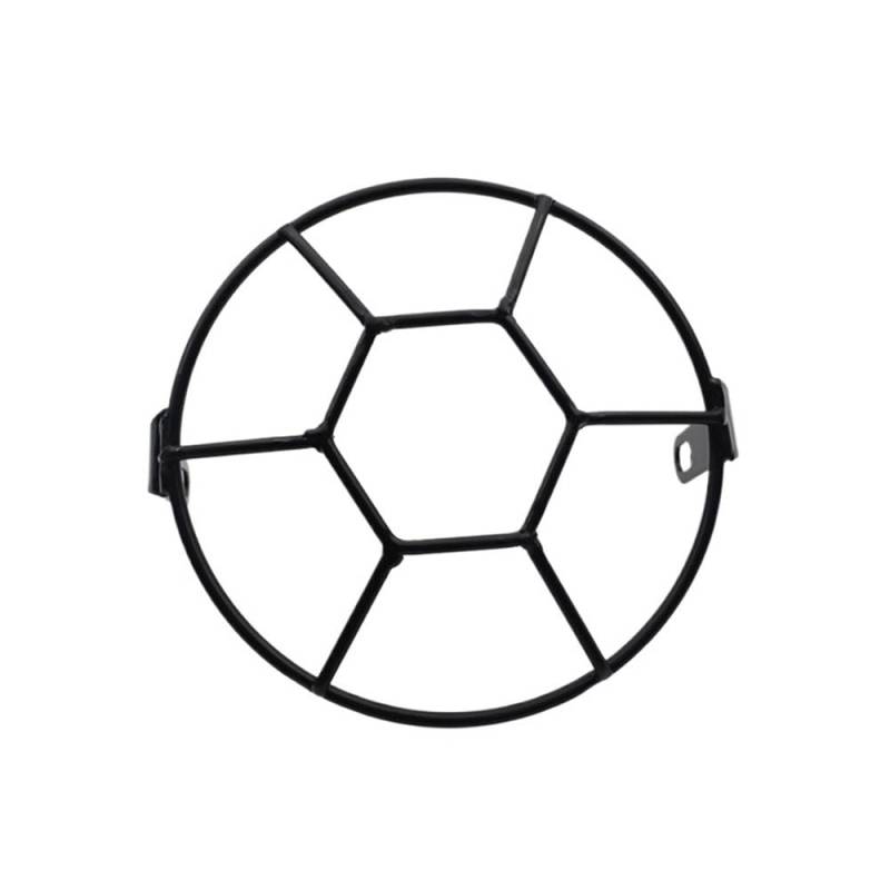 MALIYAE Scheinwerfer Protektor Für Universal Motorrad Scheinwerfer Mesh Grille Lampenschirm Scheinwerfer Schutz Abdeckung(Football) von MALIYAE