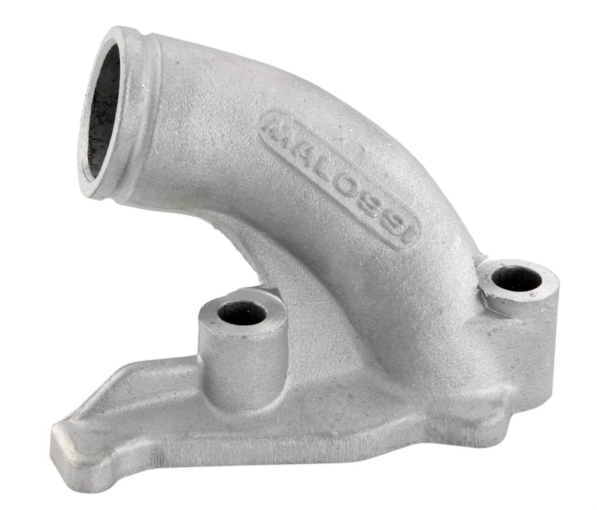 Ansaugstutzen MALOSSI für PHBH 28/30/VHS 24-30/TMX 27/30 /PWK 28/30, für Vespa 125 VNB -TS/150 VBA-Super/Rally/PX80 -200/PE/Lusso/T5/Cosa Durchlass: 28mm, Anschluss Vergaser: 35mm, Drehschieber, Gummiverbindung, deckt Loch von Ölpumpe ab von MALOSSI