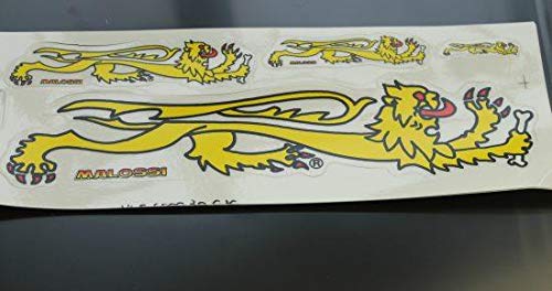 Aufkleber Set Malossi Löwe, 250x90 mm, 1 Set = 4 Stück von MALOSSI