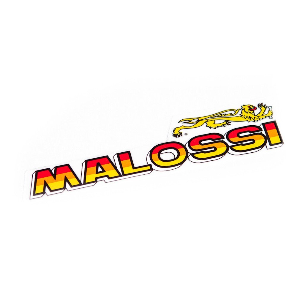 Aufkleber Sticker Malossi Löwe Logo Schriftzug, mittel 131 x 31mm von MALOSSI