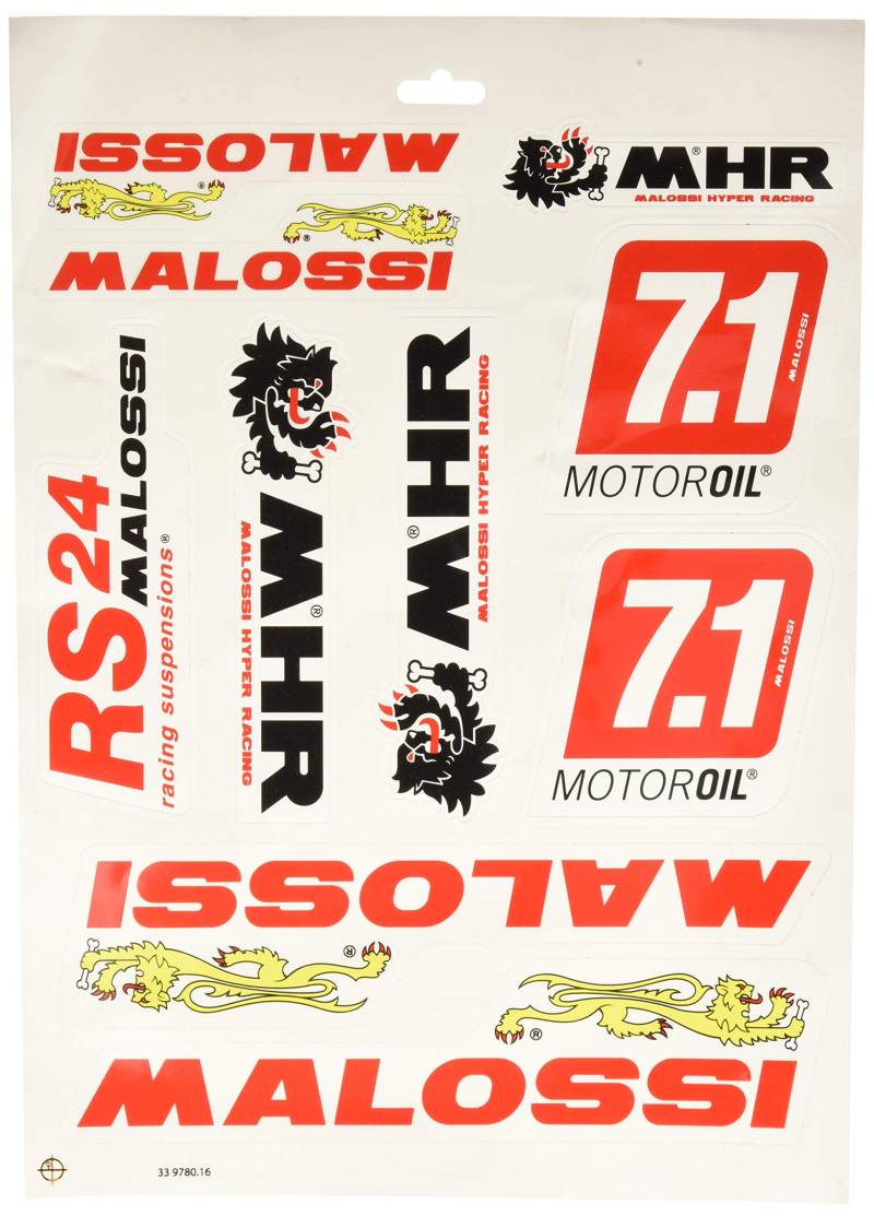 Aufklebersatz Malossi DIN-A3 von MALOSSI