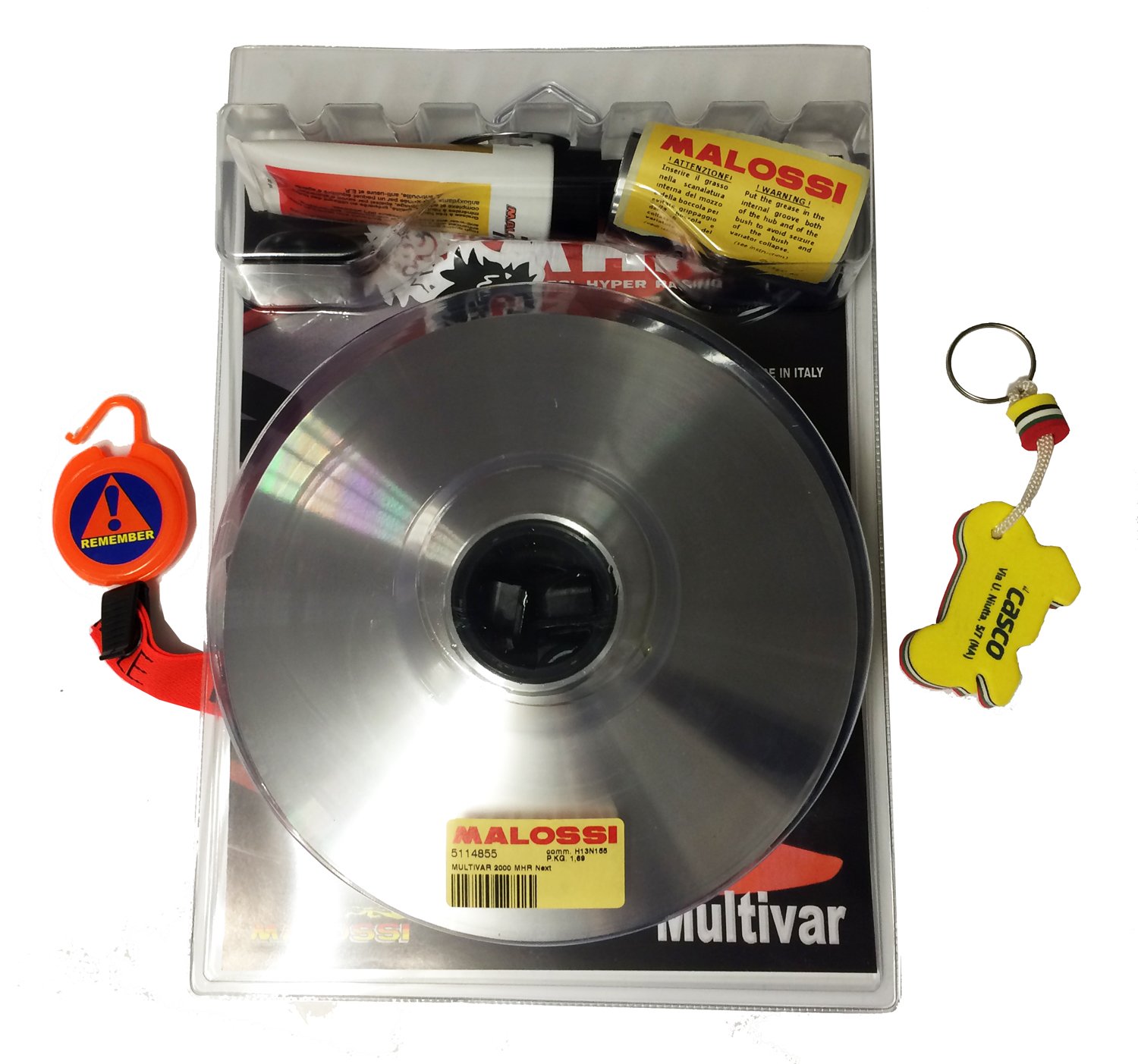 Malossi MHR Multivar Next 2000 5114855 Versteller für Yamaha T-Max 500 2004 – 2011 mit Schlüsselanhänger und „Remember“ für Bremsscheibenschloss Malossi MHR Multivar Next 2000 5114855 Versteller für Yamaha T-Max 500 2004 – 2011 mit Schlüsselanhänger und „Remember“ für Bremsscheibenschloss von MALOSSI