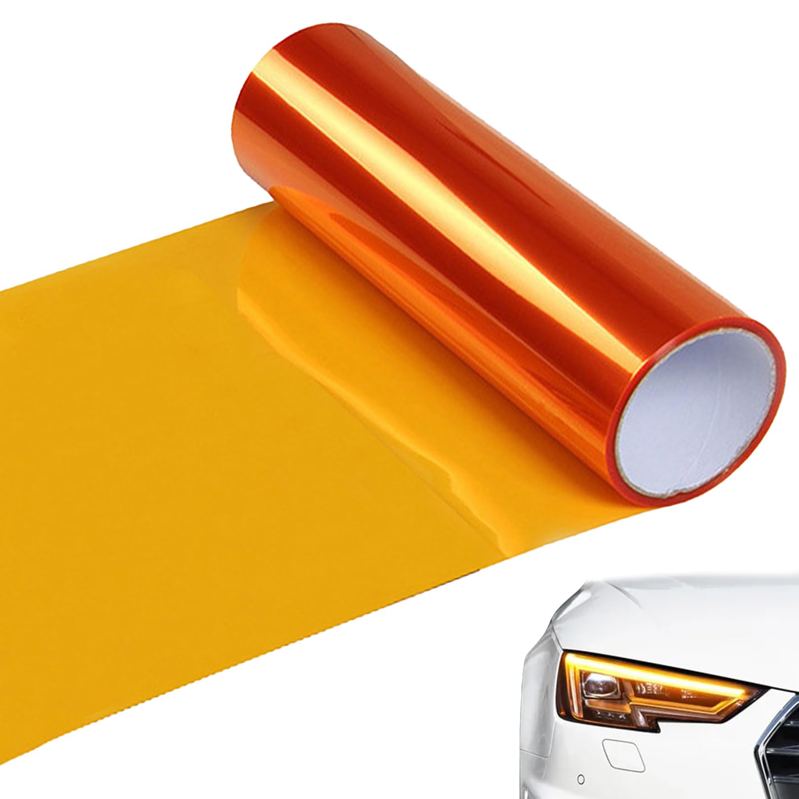 Tönungsfolie Auto,Scheinwerfer Folie,Autofolie Glänzend,Auto Folie Glanz,Selbstklebende Transparent,Klebefolie Tönungsfolie Scheinwerfer für Rücklichter,Nebelscheinwerfer Rückleuchten(Orange,120x30cm) Tönungsfolie Auto,Scheinwerfer Folie,Autofolie Glänzend,Auto Folie Glanz,Selbstklebende Transparent,Klebefolie Tönungsfolie Scheinwerfer für Rücklichter,Nebelscheinwerfer Rückleuchten(Orange,120x30cm) von MALOUSUN