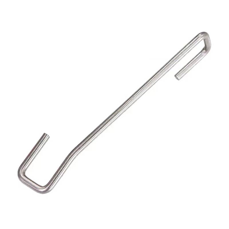 MALSSE Multifunktionale 23 cm lange Auto-Tür- und Kofferraumstange, Stahlstange, Camping, Autotürhalter, einfache Installation für den Außenbereich von MALSSE