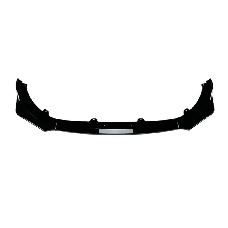 Auto-Frontspoiler Frontstoßstangen-Spoilerlippe Für Kia Für Stinger GT 2018-22 2023 Unterkörper-Kit Diffusor-Splitter Tuning-Schutz Body-Kit Tuning, Glänzend Schwarz Auto Spoilerlippe(Gloss Black) von MALTAY