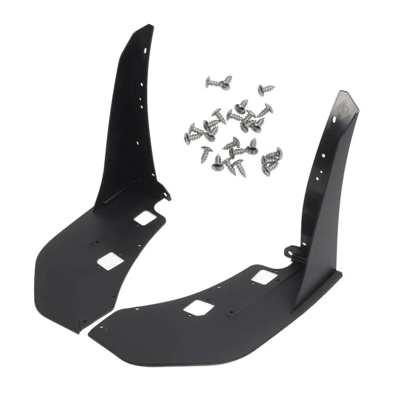Auto-Frontspoiler Für Ford Für Mustang GT500 2014 Zu 2021 Paar Front Stoßstange Ecke Spoiler Schwarz Verhindern Kollision Vorderseite Ecke Winglet Auto Spoilerlippe von MALTAY