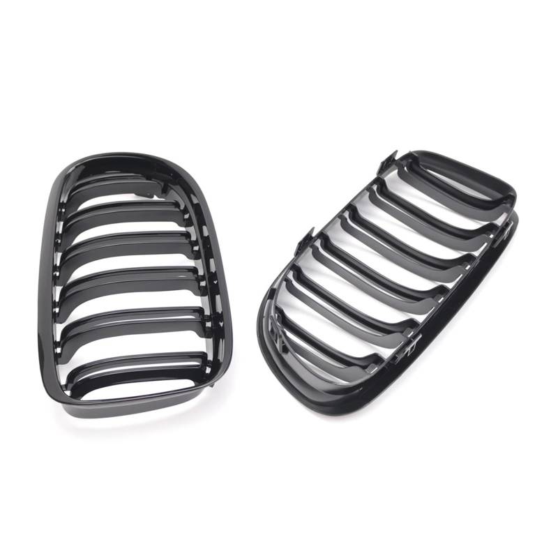 Auto Kühlergrill Front Kühlergrille 1 Paar Auto Vorderen Stoßfänger Niere Racing Grille Doppel Lamellen Sport Grille Für E90 E91 3-Serie Für LCi 320i 325i 330i 2009 10 11 12 2013 von MALTAY