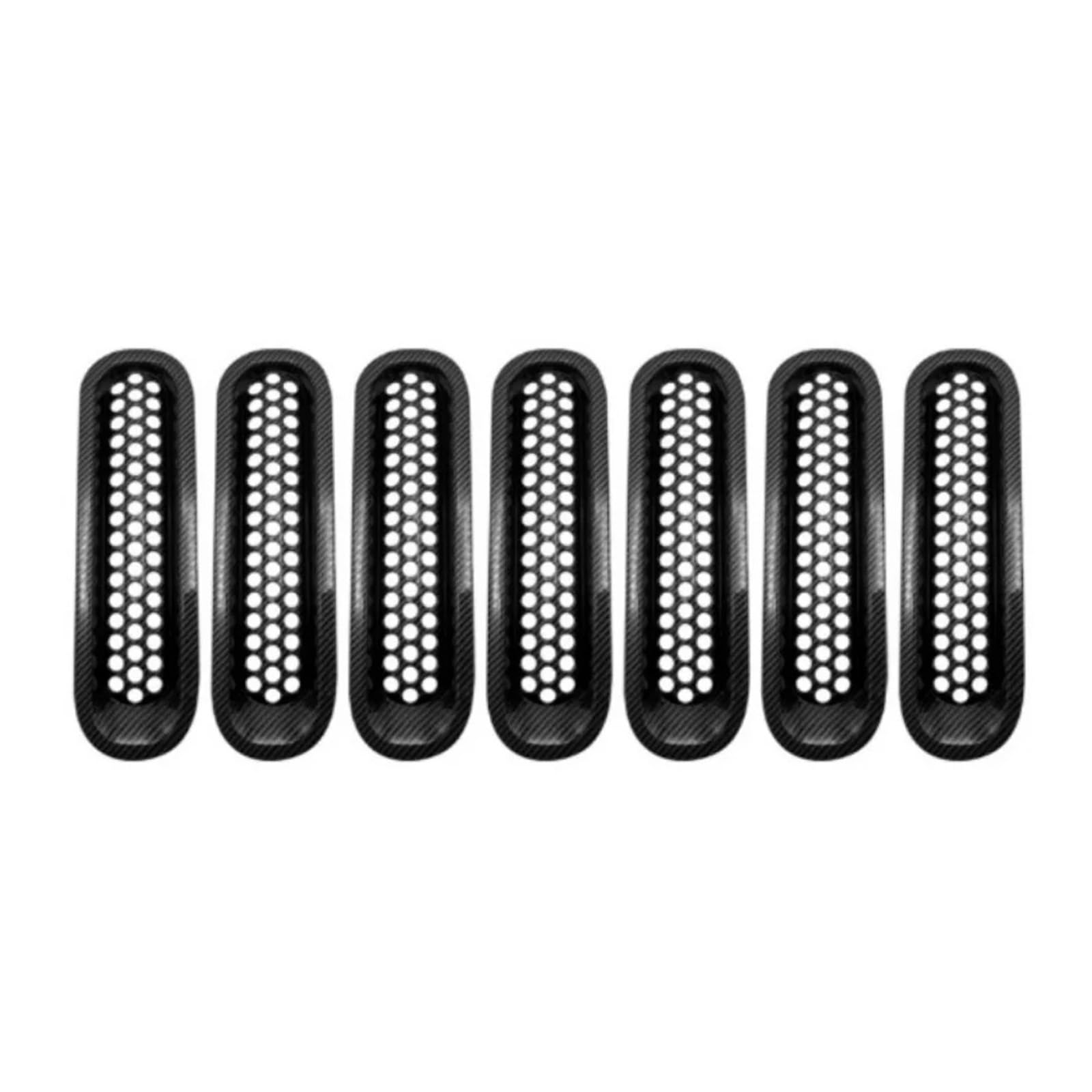 Auto Kühlergrill Front Kühlergrille 1 Satz/7 Stücke Für Jeep Für Wrangler & Für Wrangler Für Unlimited 2007 08 09 10 11 12 13 14 2015 Matt Schwarz Front Grill Mesh Grille Einsätze Kit(Carbon fibre -7p Auto Kühlergrill Front Kühlergrille 1 Satz/7 Stücke Für Jeep Für Wrangler & Für Wrangler Für Unlimited 2007 08 09 10 11 12 13 14 2015 Matt Schwarz Front Grill Mesh Grille Einsätze Kit(Carbon fibre -7p von MALTAY