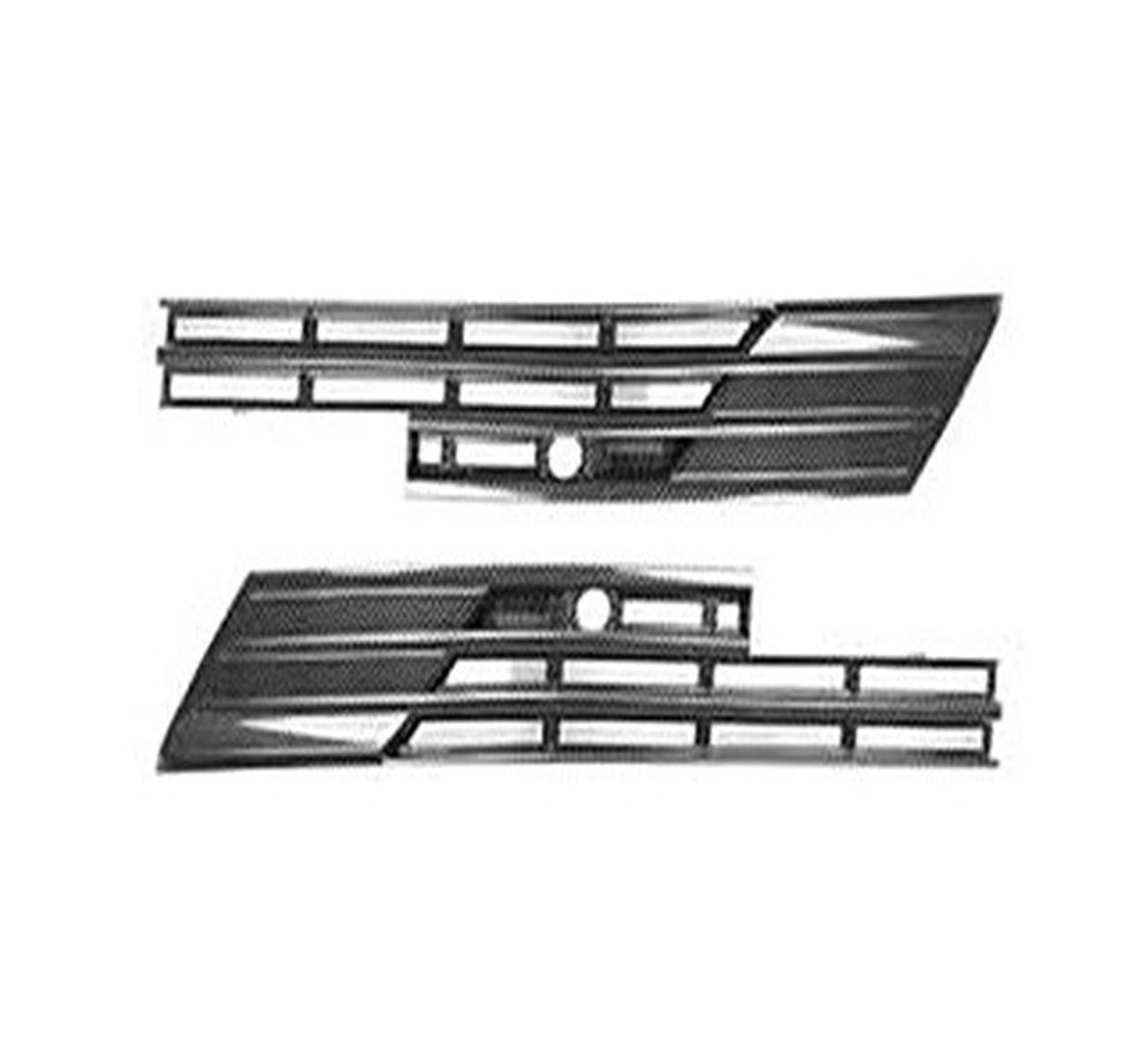 Auto Kühlergrill Front Kühlergrille Auto Styling Für Accord 11th 2023 + Proof Bildschirm Anti Net Benzin Version Wasser Tank Abdeckung Racing Grille Trim(Carbon Fibre) von MALTAY