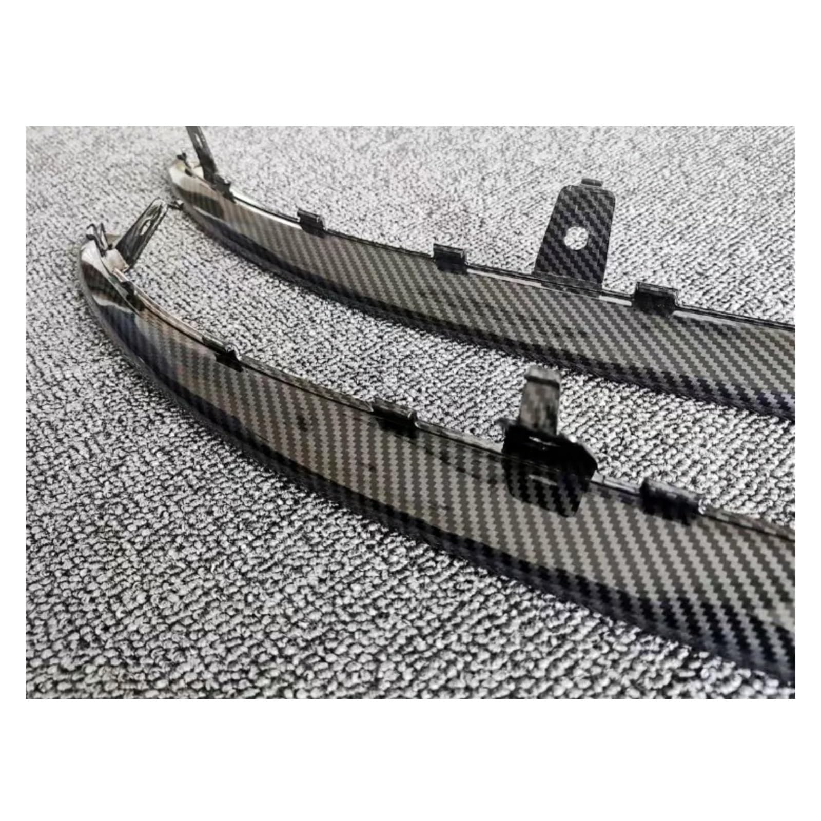 Auto Kühlergrill Front Kühlergrille Frontstoßstangengrill, Unterer Kühlergrill Für VW Für Golf 6 Für GTI MK6 Für GTI Frontlippe Carbonfaser Kinnmaske Autozubehör(Carbon Fibre Chin) von MALTAY