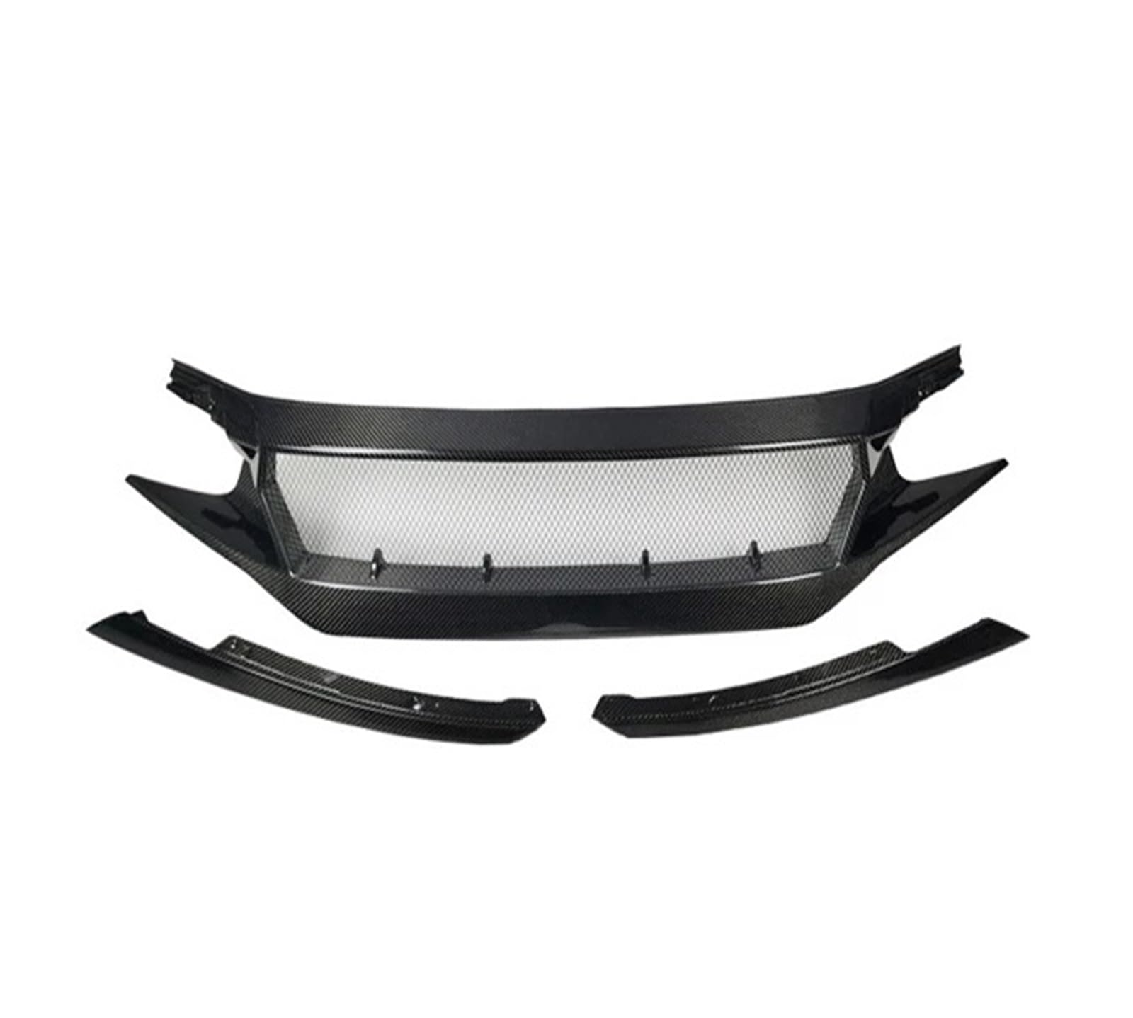 Auto Kühlergrill Front Kühlergrille Für 10th Für Civic FK7 FK8 Für Type-R Fiberglas Frontstoßstange Grille Racing Auto Zubehör Für FC Für JS N1 Stil Lufteinlass Grille Motorhaube(Carbon Fibre) Auto Kühlergrill Front Kühlergrille Für 10th Für Civic FK7 FK8 Für Type-R Fiberglas Frontstoßstange Grille Racing Auto Zubehör Für FC Für JS N1 Stil Lufteinlass Grille Motorhaube(Carbon Fibre) von MALTAY