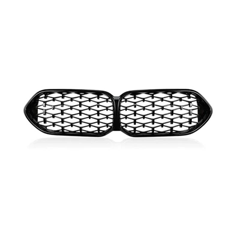 Auto Kühlergrill Front Kühlergrille Für 2er F44 216d 218i 220i 228i M235i Für Gran Für Coupe 2020-2024 Renngrills Diamant-Stil Frontnierengrill-Kits Tuning(Diamond Black) von MALTAY