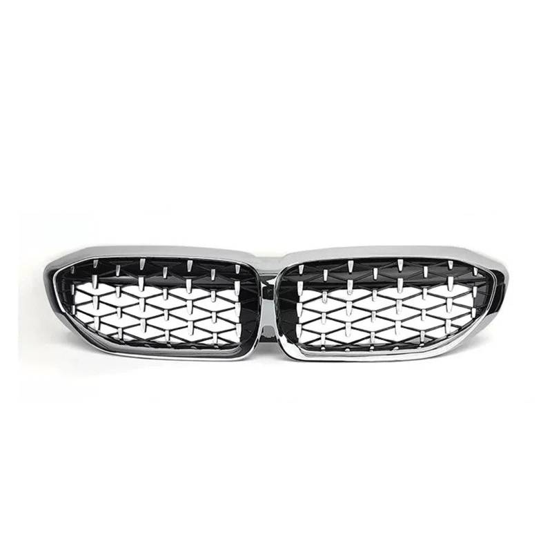 Auto Kühlergrill Front Kühlergrille Für 3er G20 Kühlergrill SCHWARZ 318i 320i M340i Für M3 2019 2020 2021 2022 2023 Frontnierengrill Sport(19-22 Silver) von MALTAY