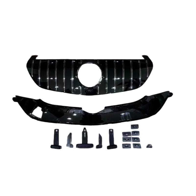 Auto Kühlergrill Front Kühlergrille Für Benz Für EQC 293 2022 2023 2024 Basisversion Auto Obere Stoßstangenhaube Mesh-Gitter Für GT-Stil Kühlergrill Renngrill von MALTAY
