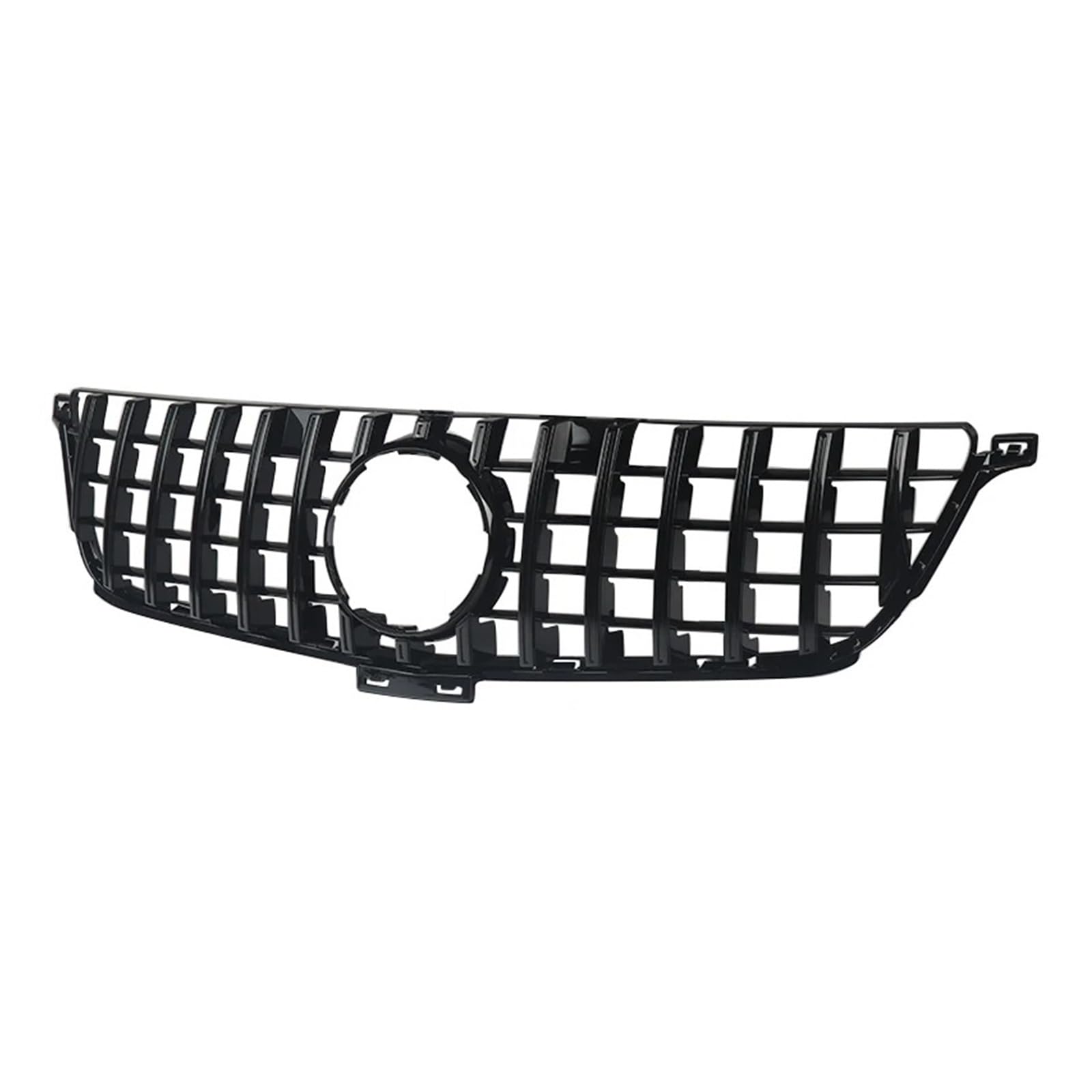 Auto Kühlergrill Front Kühlergrille Für Benz Für M-Klasse ML300 ML350 ML400 Für Außer ML63 Für AMG W166 2012 2013 2014 2015 Für GT Style Ersatz Frontstoßstangengrill(Glossly Black) von MALTAY