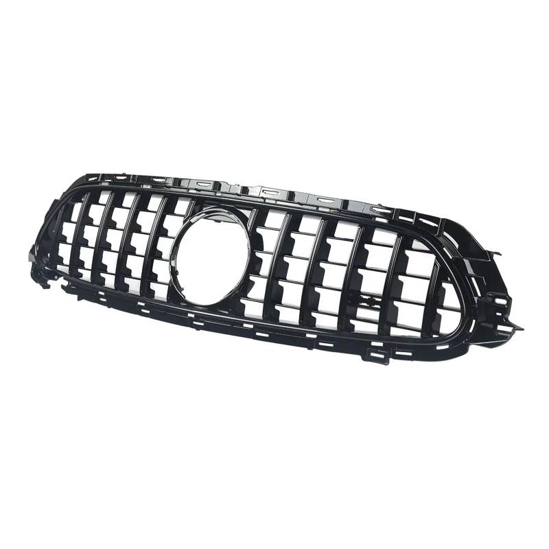 Auto Kühlergrill Front Kühlergrille Für Benz W213 E200 E300 E400 E53 Für AMG 2020 Für E-Klasse ABS Glanz Schwarz GT Für GTR Front Einlass Grille Stoßstange Grill Mesh von MALTAY
