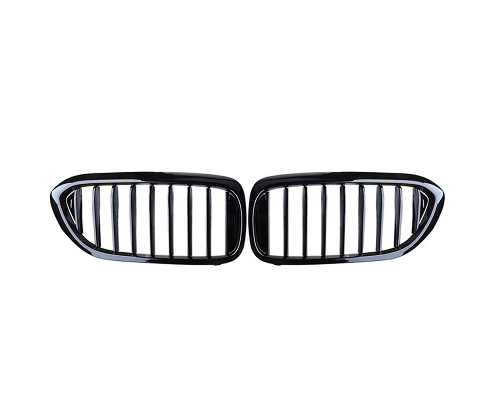 Auto Kühlergrill Front Kühlergrille Für Den 5er G30 G38 525i 530i 540i 550i 2017-2020 Nieren-Kühlergrill Vordere Stoßstange Renngrill Performance Style Ersatz(Gloss Black) von MALTAY