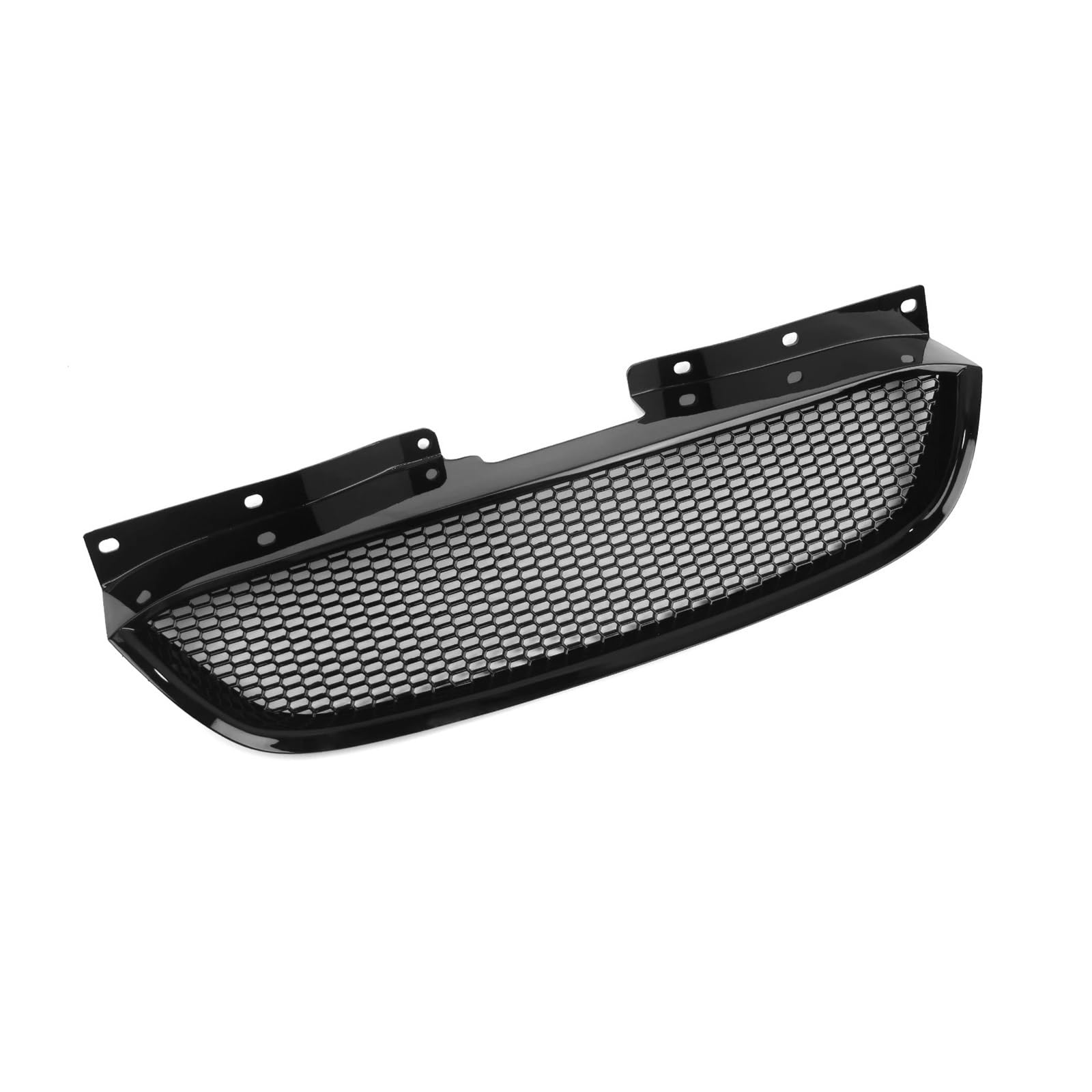 Auto Kühlergrill Front Kühlergrille Für Hyundai Für Genesis Für Coupe 2008 2009 2010 2011 2012 Auto Kühlergrill Grill Racing Oberen Haube Auto Kit(Gloss Black) von MALTAY