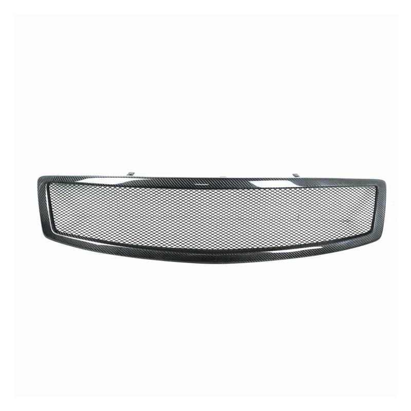 Auto Kühlergrill Front Kühlergrille Für Infiniti G G35 G37 2007 2008 2009 Kühlergrill Vorne Racing Grill 4 Tür Nur Echte Carbon Faser/Fiberglas Obere Stoßstange Haube Mesh Grid(Kohlefaser) von MALTAY