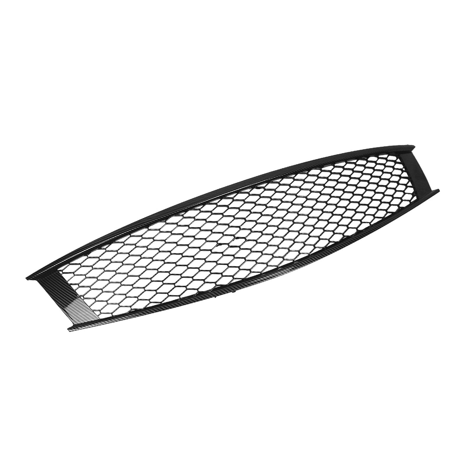 Auto Kühlergrill Front Kühlergrille Für Infiniti G37 Basis Für Coupe Für Cabrio X Für Sport 2009-2015 Auto Frontgrill Obere Stoßstange Haube Mesh Grille Waben Stil(Kohlefaser-Optik) von MALTAY
