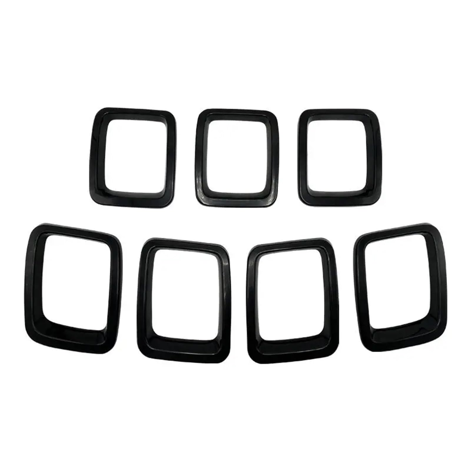 Auto Kühlergrill Front Kühlergrille Für Jeep Für Kompass 2017-2020 2021 Kunststoff Belüftung Autozubehör Kühlergrillabdeckung Grillring Einsätze Rahmenverkleidungen Kit Passform Passend(Brilliant blac Auto Kühlergrill Front Kühlergrille Für Jeep Für Kompass 2017-2020 2021 Kunststoff Belüftung Autozubehör Kühlergrillabdeckung Grillring Einsätze Rahmenverkleidungen Kit Passform Passend(Brilliant blac von MALTAY