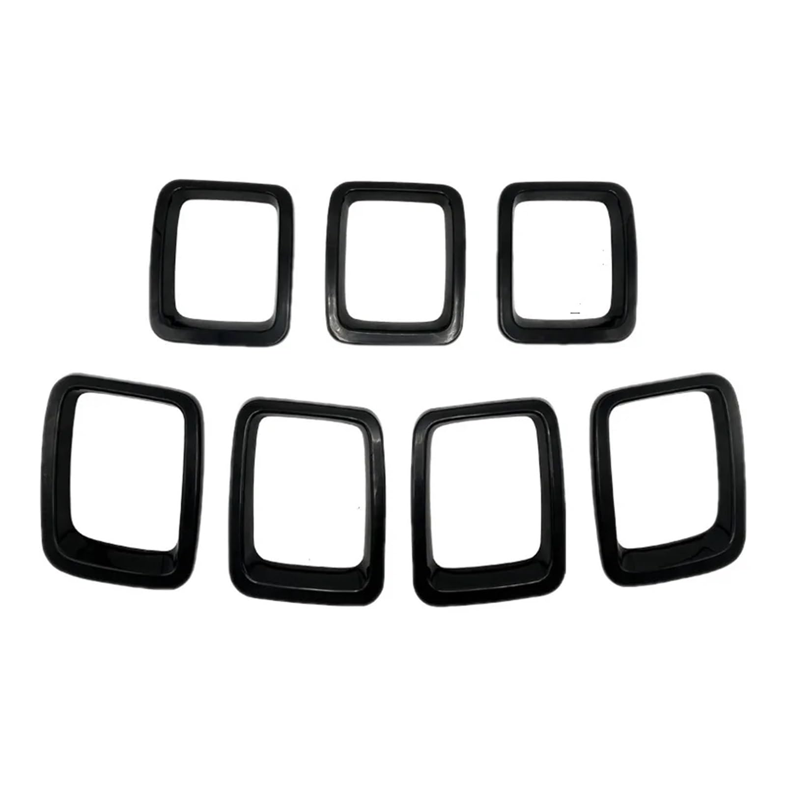 Auto Kühlergrill Front Kühlergrille Für Jeep Für Kompass 2017-2020 2021 Kunststoff Belüftung Autozubehör Kühlergrillabdeckung Grillring Einsätze Rahmenverkleidungen Kit Passform Passend(Matt-schwarz) Auto Kühlergrill Front Kühlergrille Für Jeep Für Kompass 2017-2020 2021 Kunststoff Belüftung Autozubehör Kühlergrillabdeckung Grillring Einsätze Rahmenverkleidungen Kit Passform Passend(Matt-schwarz) von MALTAY