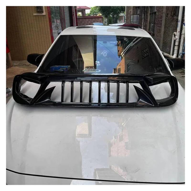 Auto Kühlergrill Front Kühlergrille Für Jeep Für Renegade 2016 2017 2018 2019 2020 2021 2022 2023 Renngrills Mattschwarzer Carbon-ABS-Kunststoffgrill Lufteinlass Styling Tuningteile(19-23Bright black) von MALTAY