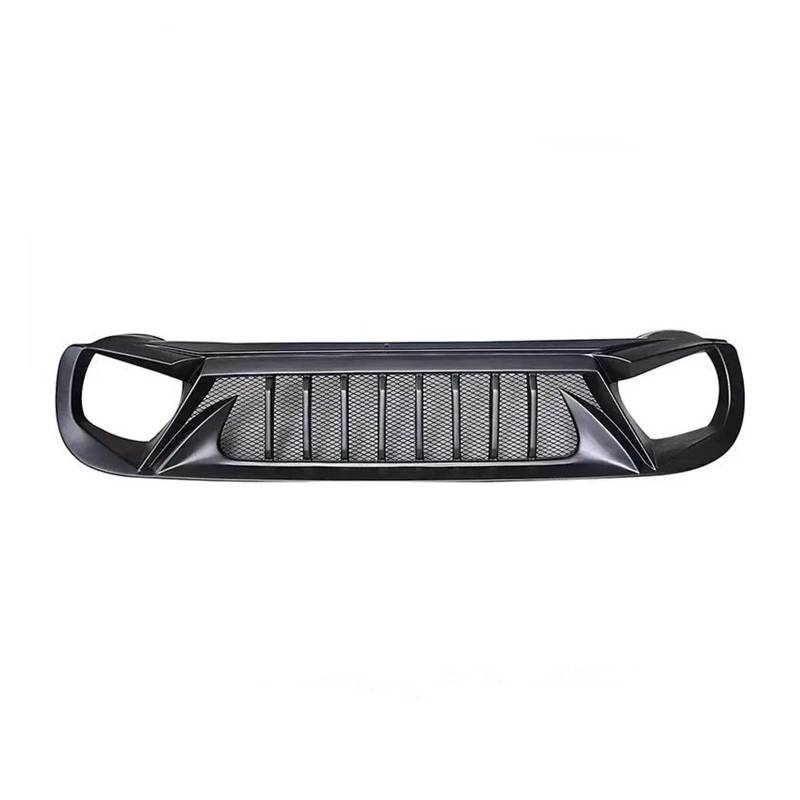 Auto Kühlergrill Front Kühlergrille Für Jeep Für Renegade 2016 2017 2018 2019 2020 2021 2022 2023 Renngrills Mattschwarzer Carbon-ABS-Kunststoffgrill Lufteinlass Styling Tuningteile(19-23Matt Black) von MALTAY