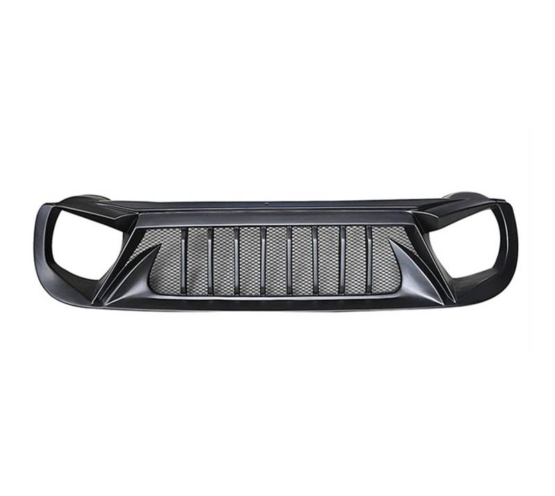 Auto Kühlergrill Front Kühlergrille Für Jeep Für Renegade 2016 2017 2018 Racing Grills Matt Schwarz Carbon Grille Lufteinlass Styling Außen Tuning Zubehör Teile(16 18 Matt) von MALTAY
