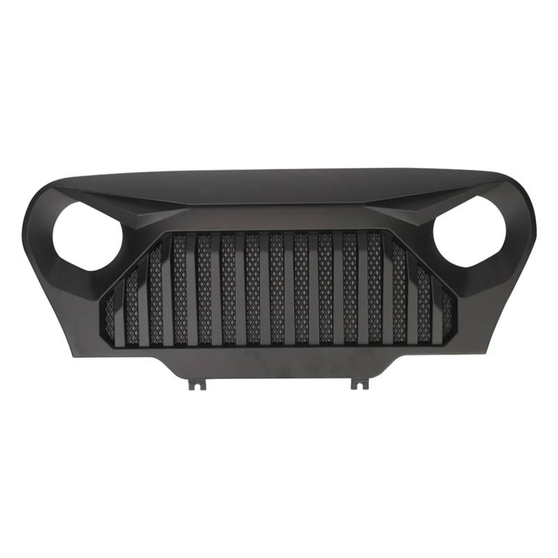 Auto Kühlergrill Front Kühlergrille Für Jeep Für Wrangler Für TJ 1997 1998 1999 2000 2001 2002 2003 2004 2005 2006 J282 Kühlergrill Mattschwarz Gittergrill ABS von MALTAY