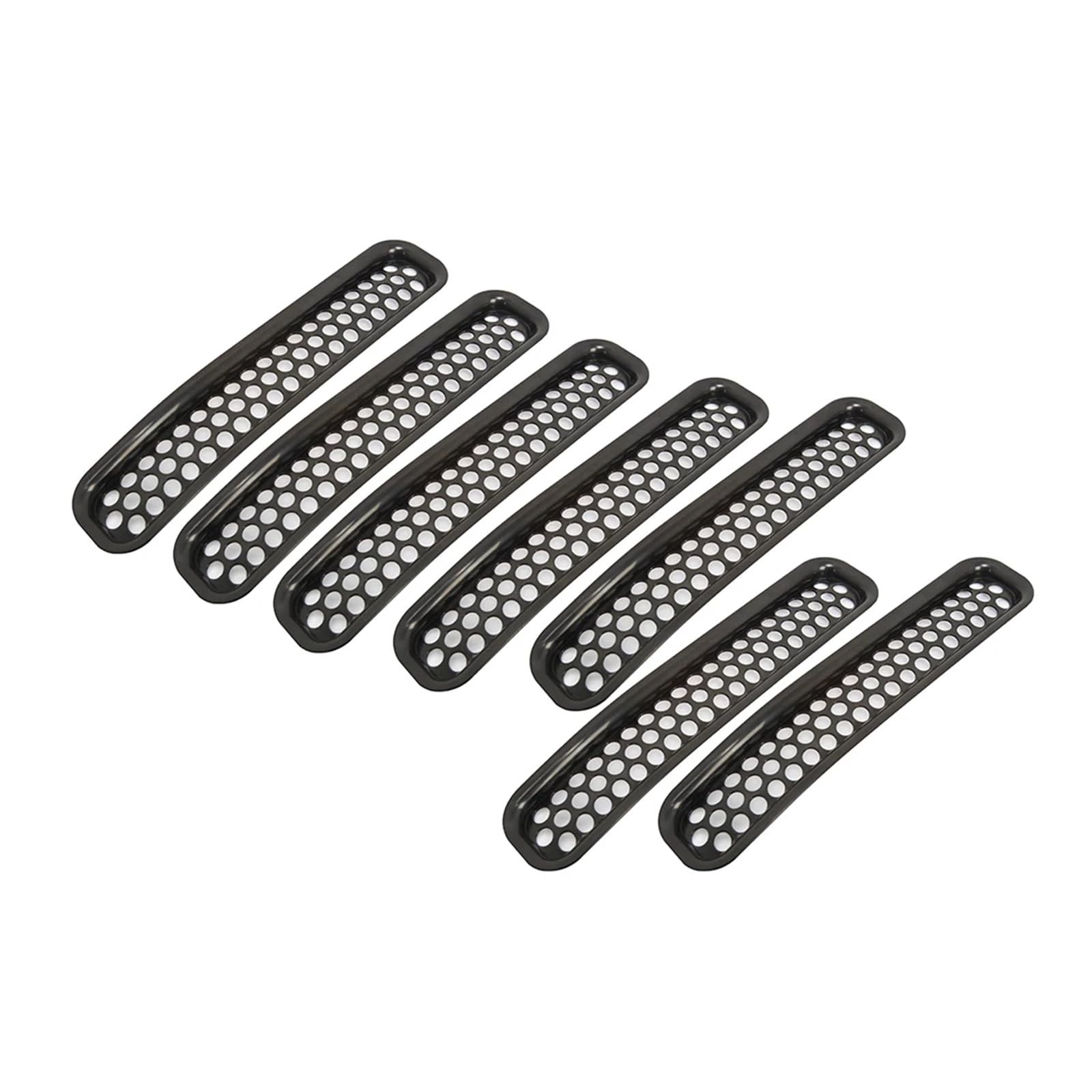 Auto Kühlergrill Front Kühlergrille Für Jeep Für Wrangler TJ Und Unlimited 1997 1998 1999 2000 2001 2002 2003–2007 Kühlergrill-Netzeinsätze, Clip-in-Wabengrillwachen(B) von MALTAY