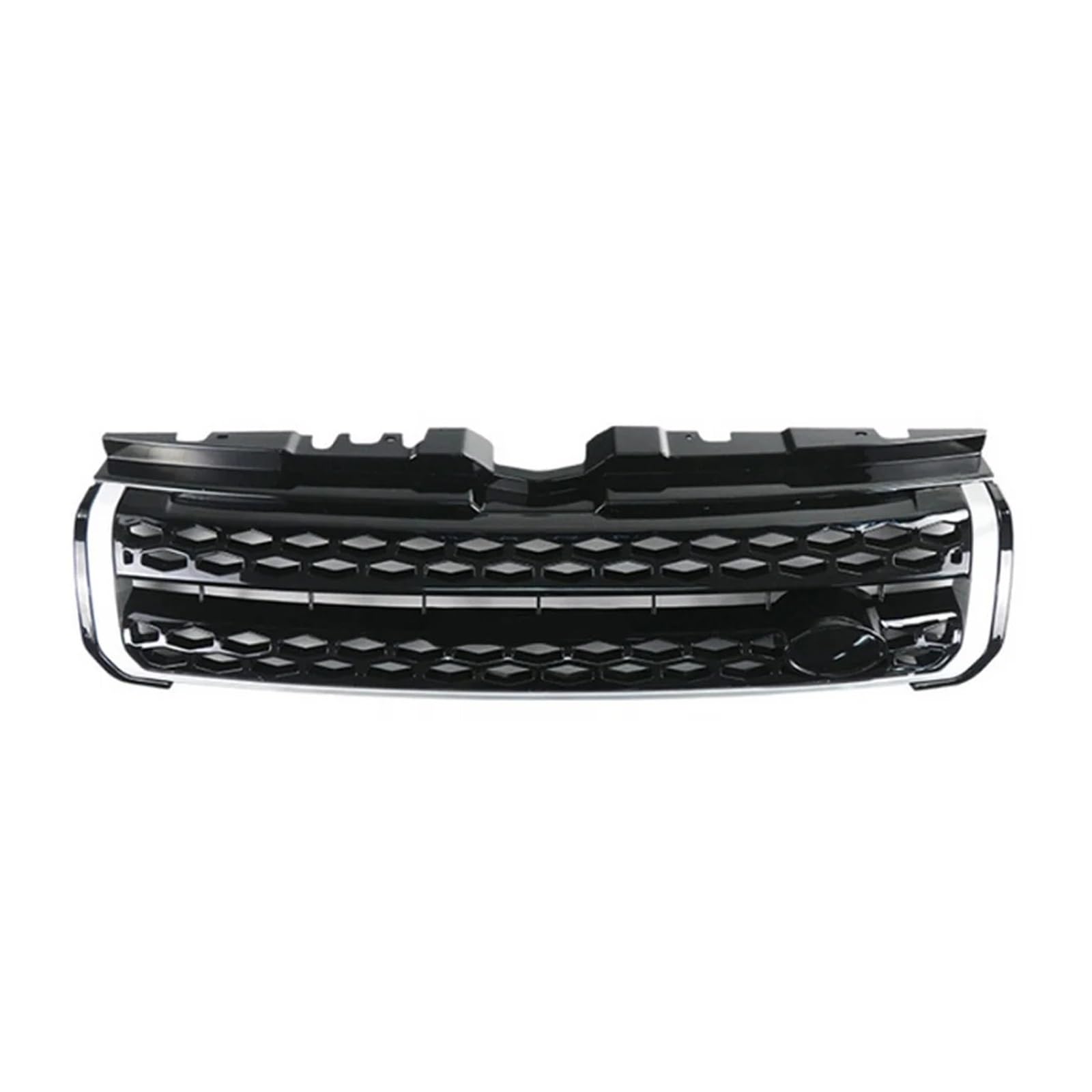 Auto Kühlergrill Front Kühlergrille Für Land Für Rover Für Range Für Rover Für Evoque 2010 2011 2012 2013 2014 2015 2016 2017 2018 Auto Oberer Frontstoßstangengrill Grill(Silver Black) von MALTAY