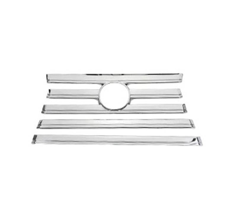 Auto Kühlergrill Front Kühlergrille Für Lexus GX550 GX550h 2024 GX 550 550h Frontgrill Chrom Dekoration Streifen Außen Verbesserte Zubehör Tuning Änderung von MALTAY