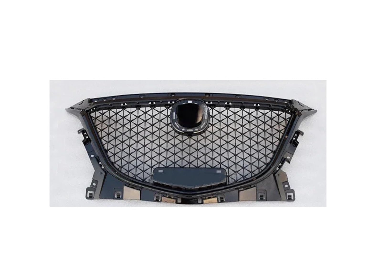 Auto Kühlergrill Front Kühlergrille Für Mazda 3 Für Axela 2017 2018 2019 Honeycomb Style Racing Grill Glanz Schwarz Frontstoßstangengrill Autozubehör Body Kit(14-16 Honeycomb) von MALTAY