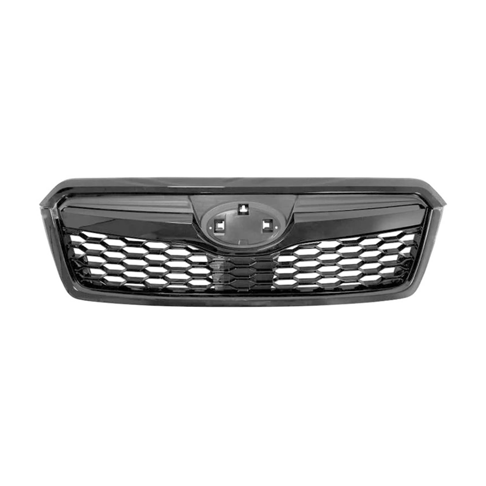 Auto Kühlergrill Front Kühlergrille Für Subaru Für Forester 2013 2014 2015 16 17 18 Jahre Renngrill Carbon Black Frontstoßstangengrill Karosserieverzierung Entlüftungssatz Spoiler(Black B) von MALTAY